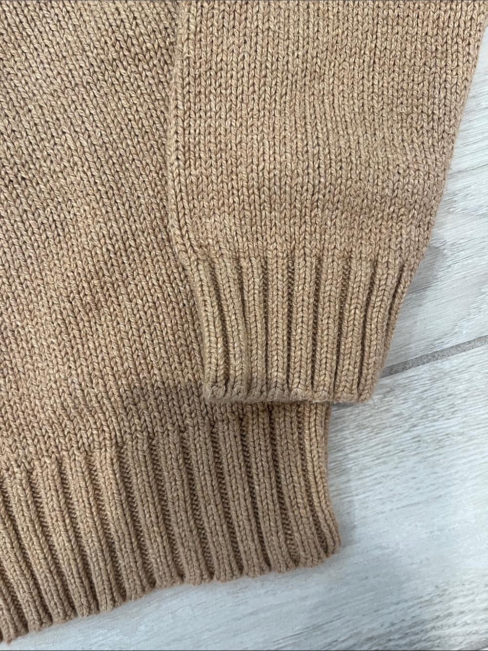 Polo By Ralph Lauren khaki crewneck sweater-Preppie - Picture 4 of 7